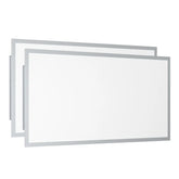Led Ceiling Panel Light 72W 2FTx4FT 2Pack, 9360lumens, Selectable Wattage & CCT, AC 120-277V